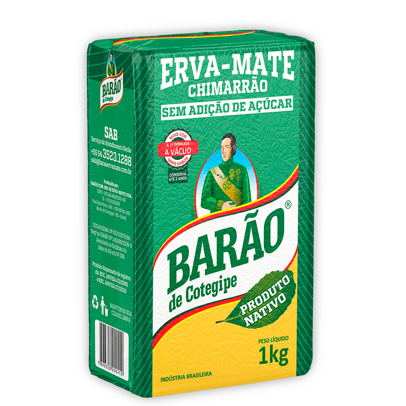 Barao Mate Tea Nativo - 1kg