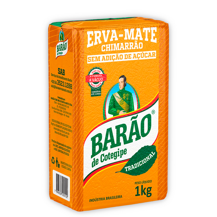 Barao Mate Tea Traditional (Erva Mate) - 1Kg