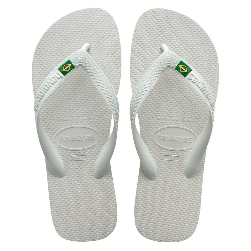 Havaianas Brazil Light White Flip-Flops