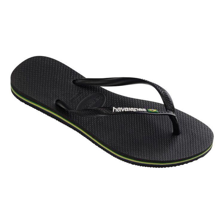 Havaianas Brazil Slim Black Flip-Flops