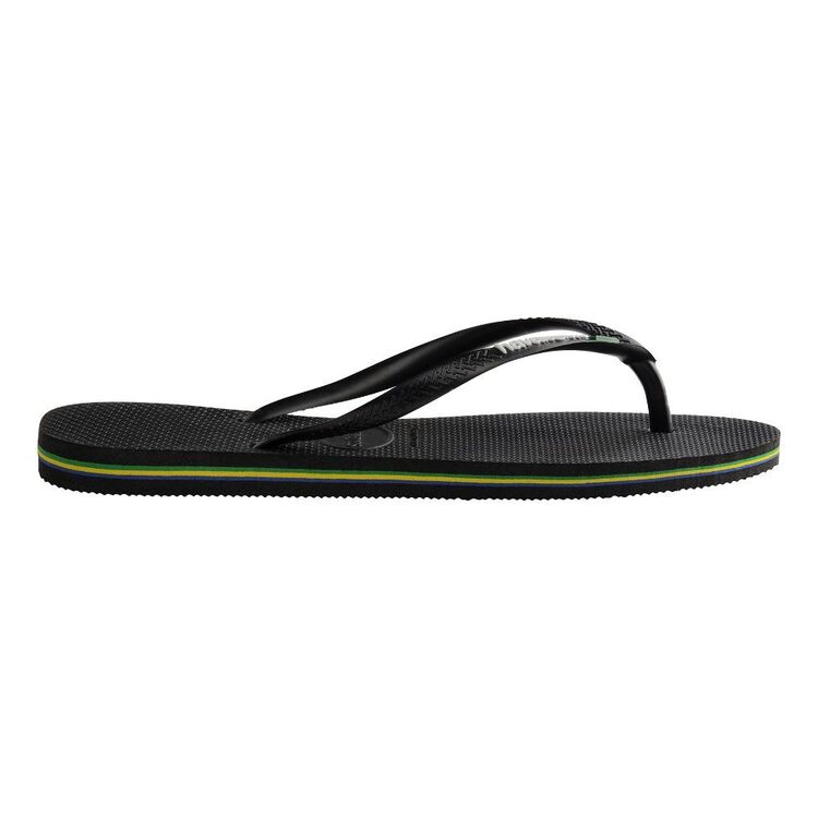 Havaianas Brazil Slim Black Flip-Flops