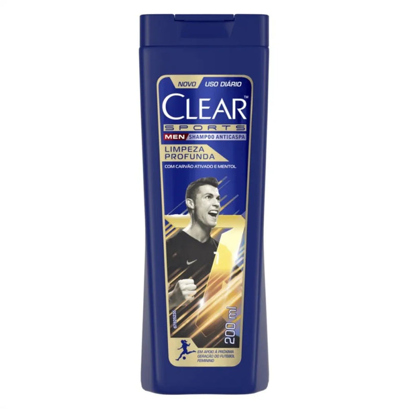 Clear Men Sports Deep Cleansing Shampoo – 200ml (Limpeza Profunda)