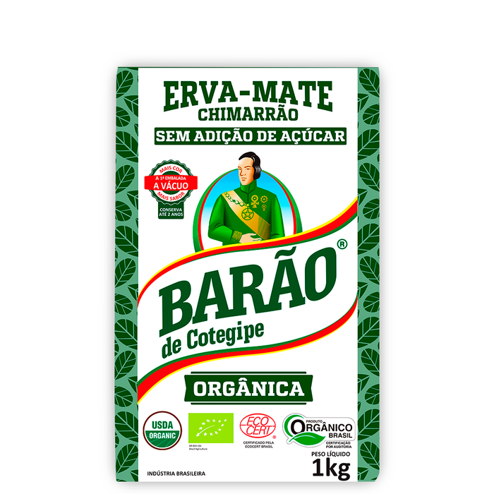 ARRIVING SOON!! Barao Mate Tea ORGANIC  (Erva Mate Organica Barao) - 1kg