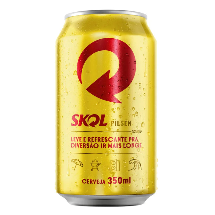 EXPIRED AT 01/02/25 - NEW 12 PACK - Skol Beer Can 350ml - BULK BUY AND SAVE$$ BEST BEFORE 01/02/25