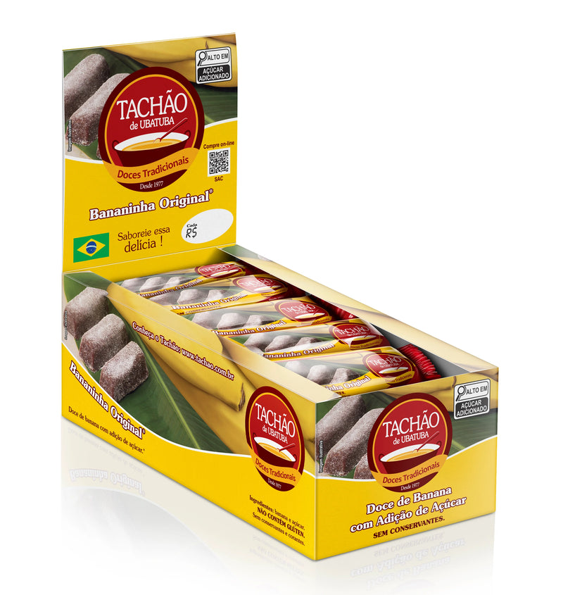 Box with 24 Units of Original Banana Brownie Tachao– 30g